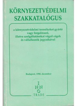 Dr. Dobolyi Elemér - Környezetvédelmi szakkatalógus, Budapest 1990 antikvár könyv
