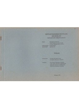 dr. László Ottó, dr. Czeglédi Ottó - Épületszerkezettani segédlet építészmérnök hallgatók számára: Födémek, Budapest 1994 antikvár könyv