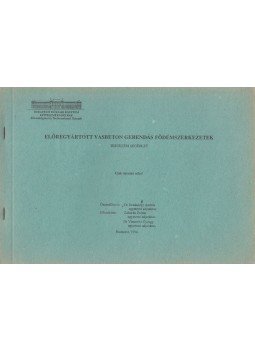 Dr. Draskóczy András - Előregyártott vasbeton gerendás födémszerkezetek Dr. Draskóczy András - Előregyártott vasbeton gerendás födémszerkezetek, Budapest 1994 antikvár könyv