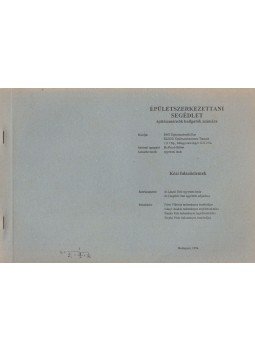 dr. László Ottó, dr. Czeglédi Ottó - Épületszerkezettani segédlet építészmérnök hallgatók számára: Kézi falazóelemek dr. László Ottó, dr. Czeglédi Ottó - Épületszerkezettani segédlet építészmérnök hallgatók számára: Kézi falazóelemek, Budapest 1994 antikvár könyv