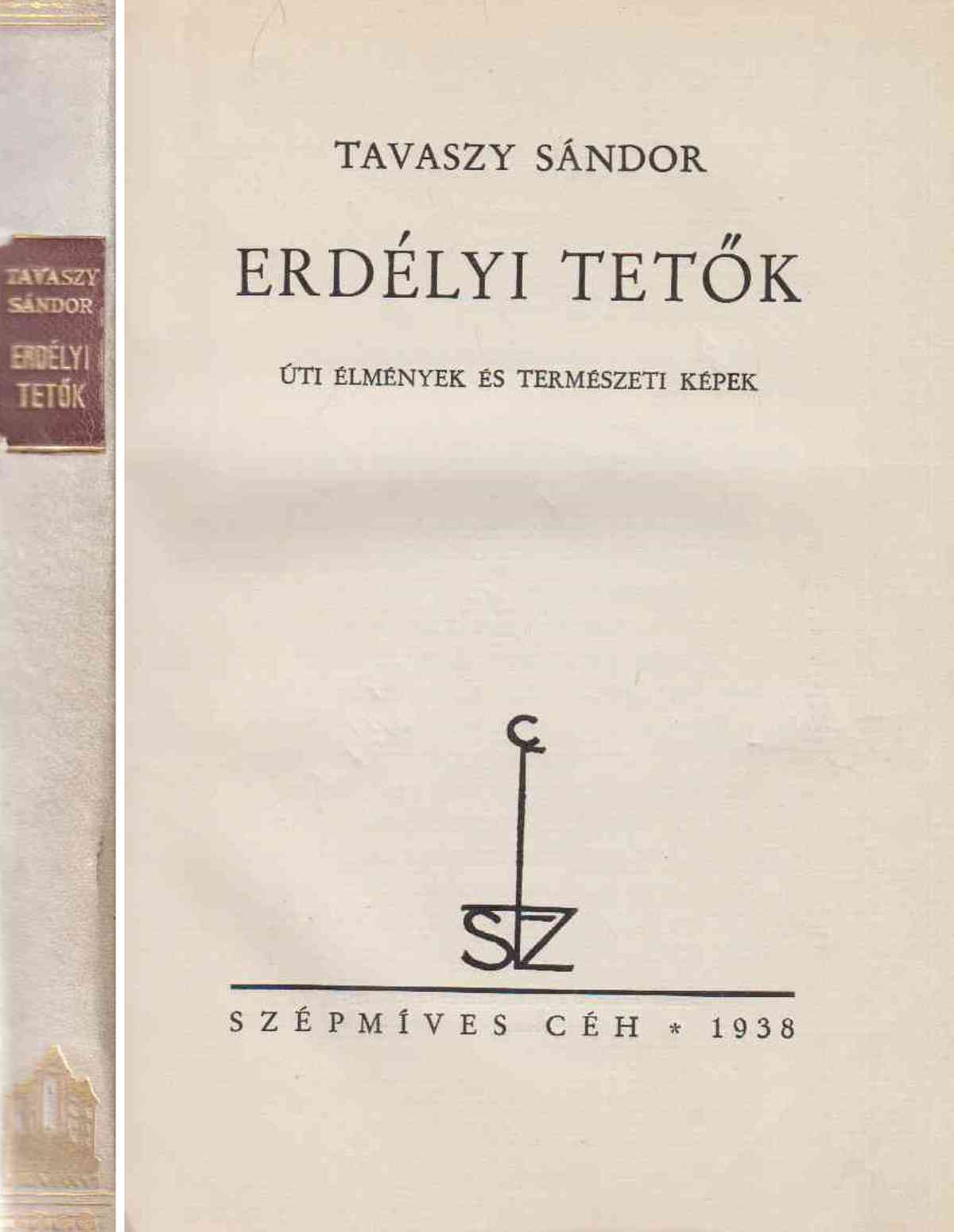 Tavaszy Sándor - Erdélyi tetők (számozott)