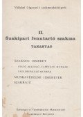 Pusztai János - Szakipari fenntartó szakma II. - Szakmai ismeret