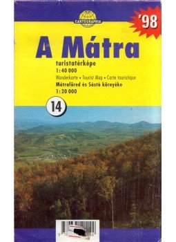 - A Mátra turistatérképe 1:40000 - A Mátra turistatérképe 1:40000, Budapest 1998 antikvár könyv