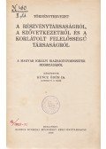 Kuncz Ödön - Törvénytervezet a részvénytársaságról (1926)