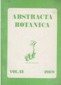 Juhász-Nagy Pál,Podani János - Abstracta Botanica 1989/13