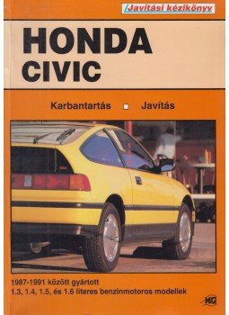  - Honda Civic javítási kézikönyv,  1998 antikvár könyv