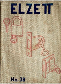  - Zárak, lakatok, vasalások [képes árjegyzéke] (1938), Budapest 1938 antikvár könyv