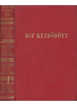 Brehm, Bruno - Igy kezdődött Brehm, Bruno - Igy kezdődött, Budapest 1938 antikvár könyv