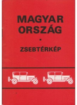  - Magyarország zsebtérkép, Budapest 1982 antikvár könyv