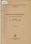 Jelen Lajos,Sándor István - Matematikai feladatgyűjtemény