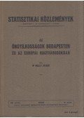Melly József - Az öngyilkosságok Budapesten és az európai nagyvárosokban