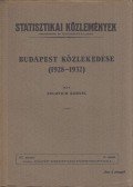 Zelovich Kornél - Budapest közlekedése (1928-1932)