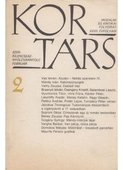 Száraz György - Kortárs 1988/2, Budapest 1988 antikvár könyv