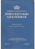 Dr. Molnár Olga - Budapest Székesfőváros statisztikai lexikonja