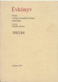 Scheiber Sándor - Évkönyv 1983/84
