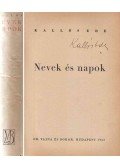 Kallós Ede - Nevek és napok (aláírt)