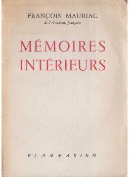 Francois Mauriac - Mémoires intérieurs, Paris 1959 antikvár könyv