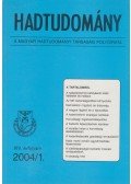 Dr. Padányi József (szerk.),Horváth István - Hadtudomány XIV. évfolyam 2004/1.