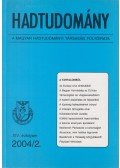 Dr. Padányi József (szerk.),Horváth István - Hadtudomány XIV. évfolyam 2004/2.