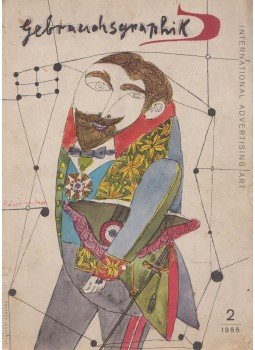 Eberhard Hölscher - Gebrauchsgraphik / International Advertising Art 1955/2 XXVI. Numero 2., München 1955 antikvár könyv