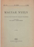 Pais Dezső,Benkő Loránd - Magyar nyelv 1967. június