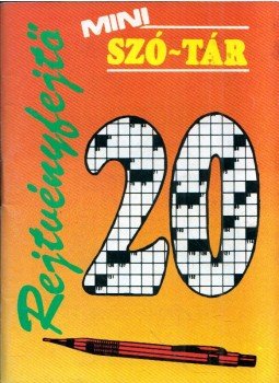  - Rejtvényfejtő mini szó-tár 20., Budapest 1990 antikvár könyv