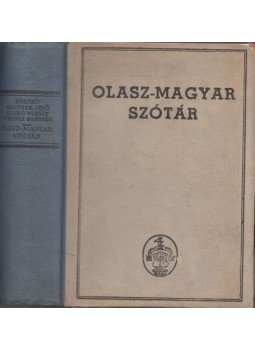 Koltay-Kastner Jenő - Olasz-magyar szótár Koltay-Kastner Jenő - Olasz-magyar szótár, Pécs 1940 antikvár könyv