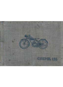  - Csepel 125/49 mótorkerékpár használati és kezelési utasítása, Budapest 1950 antikvár könyv