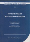 András F. Balogh - Deutsches Theater im Donau-Karpatenraum