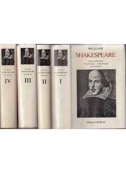 William Shakespeare - William Shakespeare összes drámái I-IV. William Shakespeare - William Shakespeare összes drámái I-IV., Budapest 1972 antikvár könyv