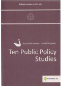 Ilona Pálné Kovács,László Kákai - Ten Public Policy Studies