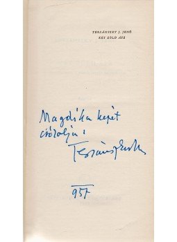 Tersánszky Józsi Jenő - Két zöld ász (Dedikált), Budapest 1957 antikvár könyv