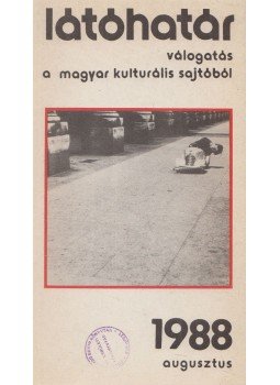 Garai Gábor - Látóhatár 1988 augusztus, Budapest 1988 antikvár könyv