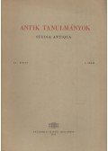 Moravcsik Gyula - Antik tanulmányok XV. kötet 2. szám