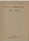 Moravcsik Gyula - Antik tanulmányok XV. kötet 1. szám