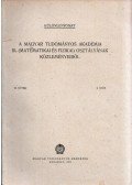 Egerváry Jenő - Matrix-függvények kanonikus előállításáról és annak néhány alkalmazásáról (dedikált)
