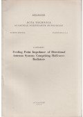 Istvánffy Edvin - Feeding Point Impedance of Directional Antenna Systems Comprising Half-wave Radiators