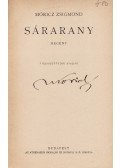 Móricz Zsigmond - Sárarany (aláírt)