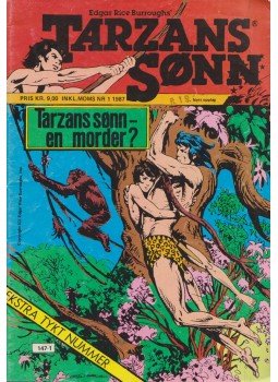Edgar Rice Burroughs - Tarzans Sonn 1987/1 Edgar Rice Burroughs - Tarzans Sonn 1987/1, 1987 antikvár könyv