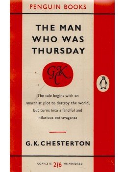 CHESTERTON, G.K. - The Man Who Was Thursday CHESTERTON, G.K. - The Man Who Was Thursday, Harmondsworth 1958 antikvár könyv