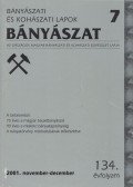 Podányi Tibor - Bányászat 2001/7