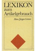 Grimm, Hans-Jürgen - Lexikon zum Artikelgebrauch
