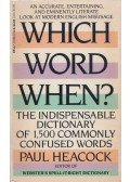 Paul Heacock - Which Word When