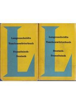 Wilhelm, Kurt, Waldemar Dickfach - Langenscheidts Taschenwörterbuch I-II. Französisch-Deutsch / Deutsch-Französisch, Berlin-Schöneberg 1961 antikvár könyv