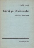 Markó Ivánné - Német ige, német mondat