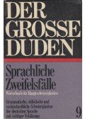 Günther Drosdowski,Paul Grebe,Müller, Wolfgang - Der Große Duden 9. - Sprachliche Zweifelsfälle