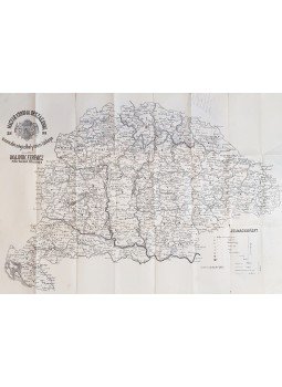 Majnik Ferenc - A Magyar Korona országainak csendőrségi elhelyezési térképe (1899), Budapest 1899 antikvár könyv