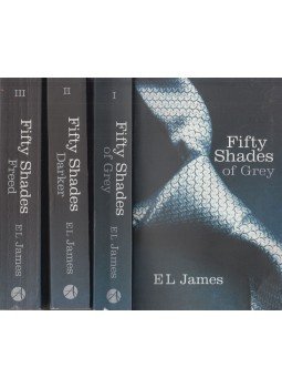 E. L. James - Fifty Shades of Grey / Fifty Shades Darker / Fifty Shades Freed, London 2012 antikvár könyv