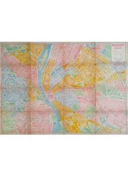 - Budapest belterületi térképe utcanévjegyzékkel (1938/1948) - Budapest belterületi térképe utcanévjegyzékkel (1938/1948), Budapest 1948 antikvár könyv