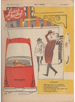 Tabi László - Ludas Matyi XIX. évfolyam 46. szám 1963. november Tabi László - Ludas Matyi XIX. évfolyam 46. szám 1963. november, Budapest 1963 antikvár könyv